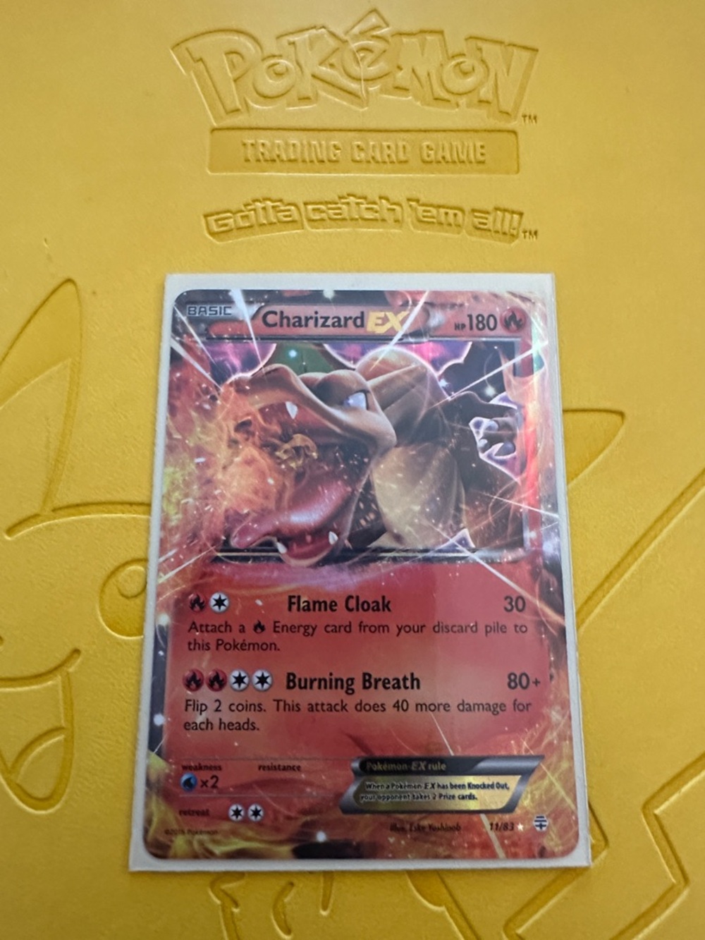 Charizard EX Pokémon Trading Card - Red